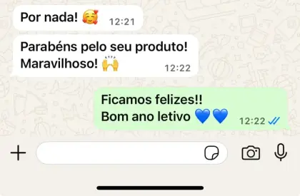Avaliação de aluna 2